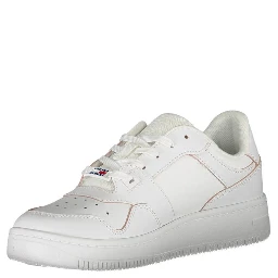 White Polyester Sneaker