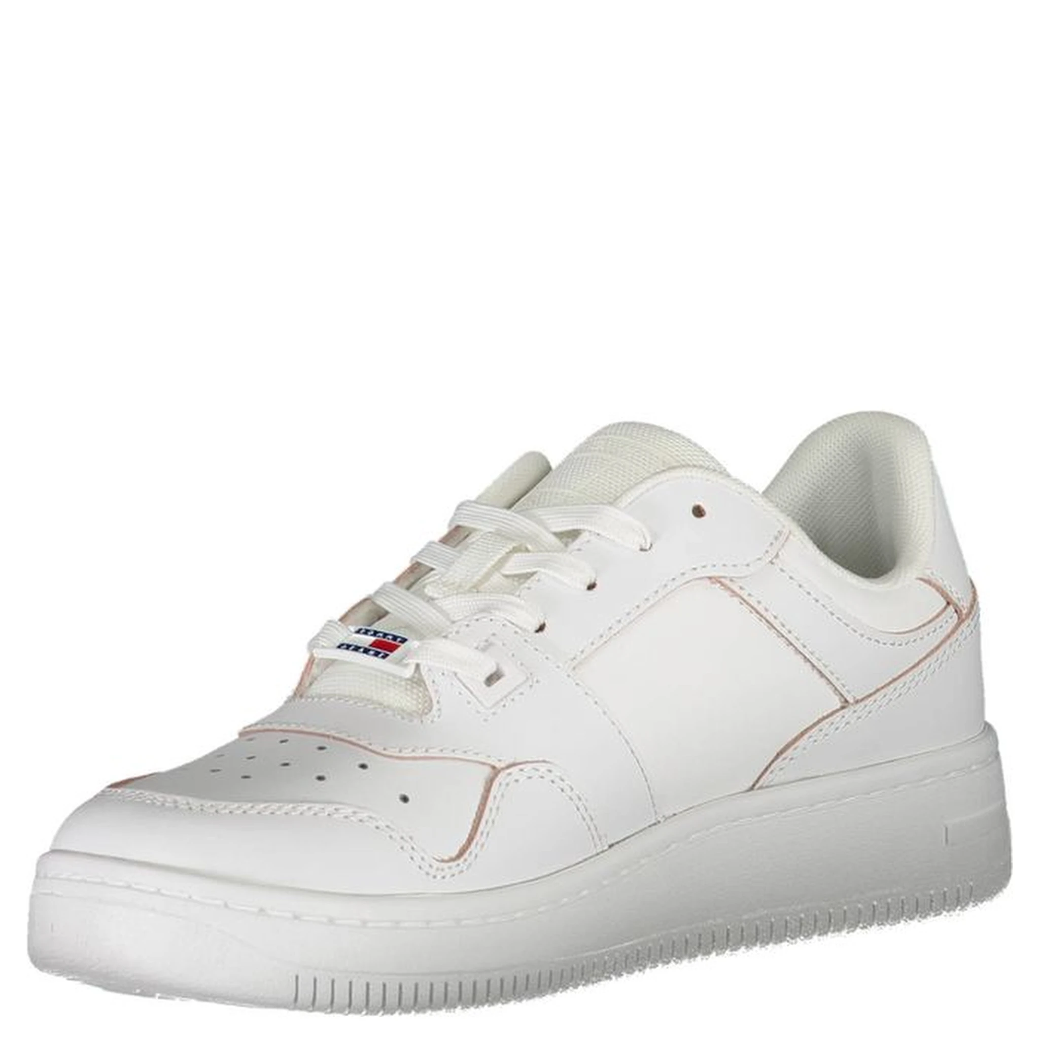 White Polyester Sneaker