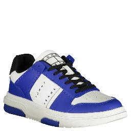 Blue Polyester Sneaker