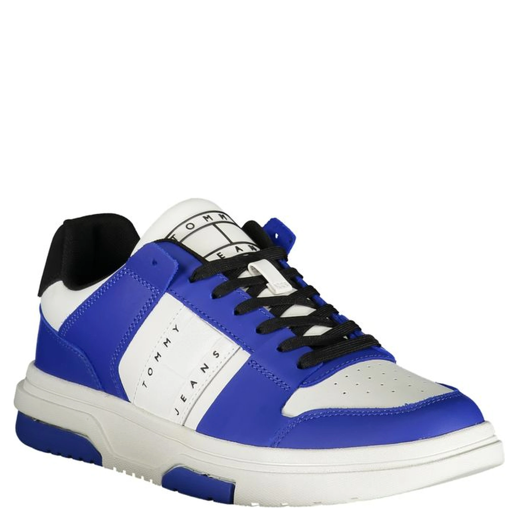 Blue Polyester Sneaker