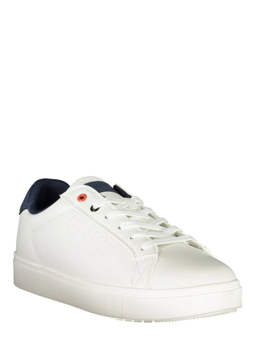 White Polyester Sneaker