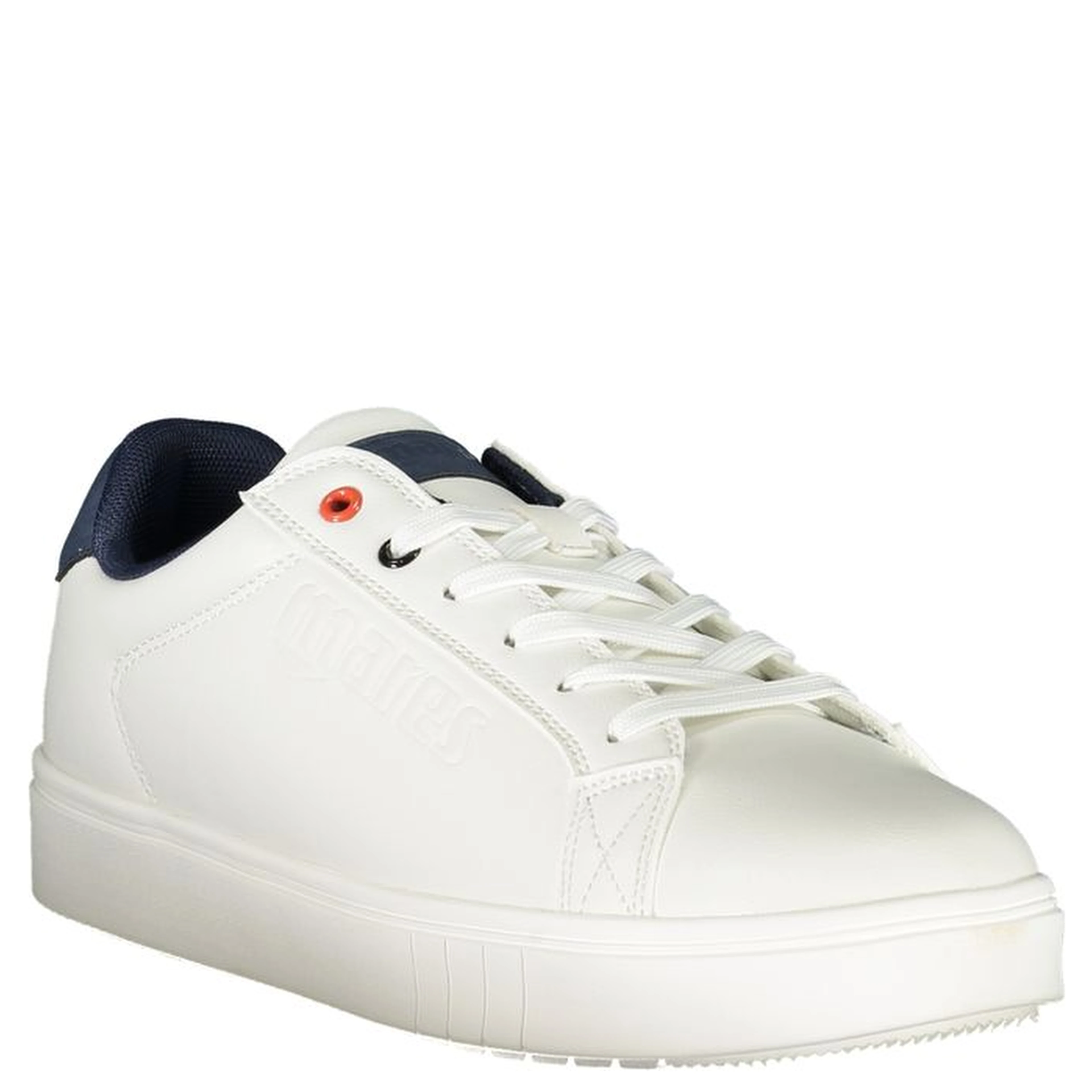 White Polyester Sneaker