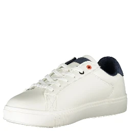 حذاء رياضي أبيض من البوليستر