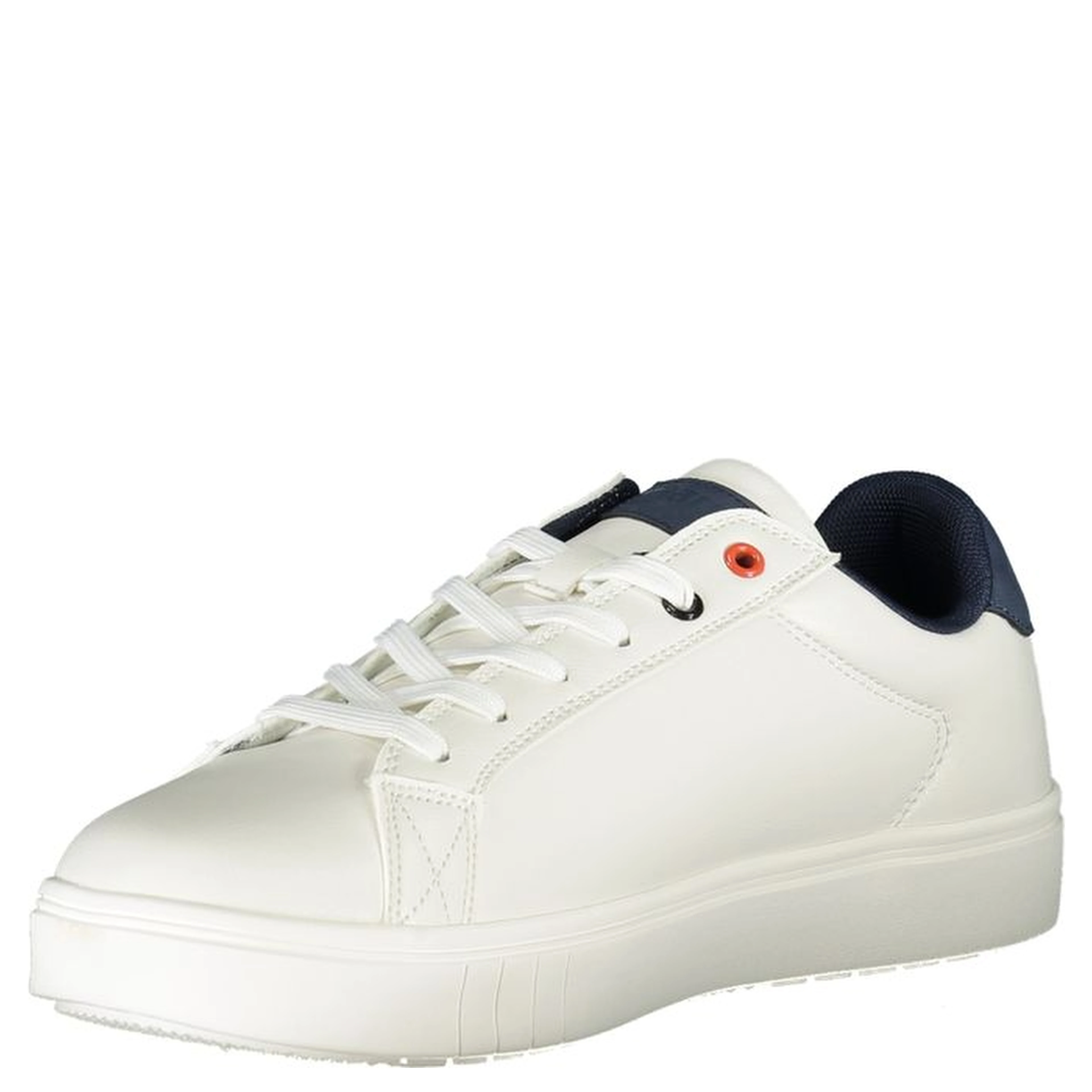 White Polyester Sneaker