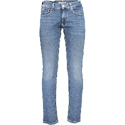 Blue Cotton Jeans Denim