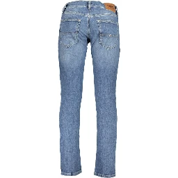 Blue Cotton Jeans Denim