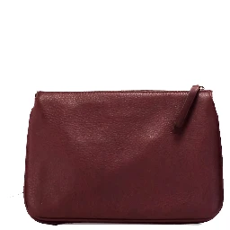 Jackson Cherrywood Leather Triple Gusset Crossbody Handbag Purse