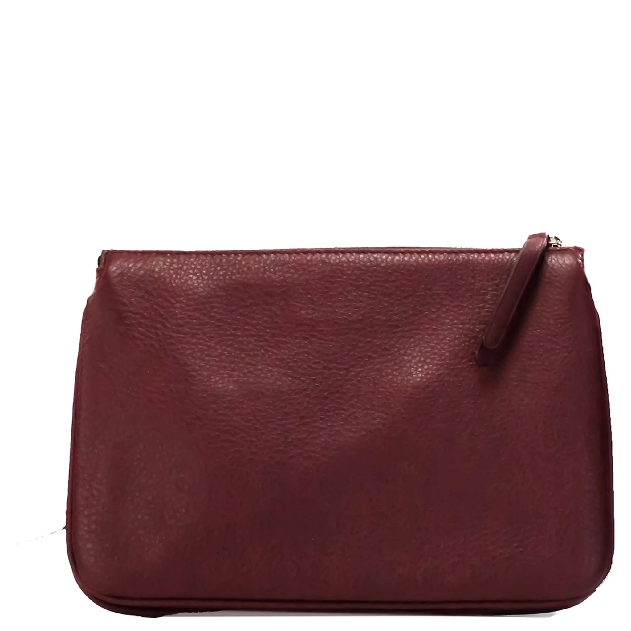 Jackson Cherrywood Leather Triple Gusset Crossbody Handbag Purse