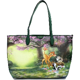 Disney Sutton Bambi Coated Canvas Shoulder Tote Handbag Purse