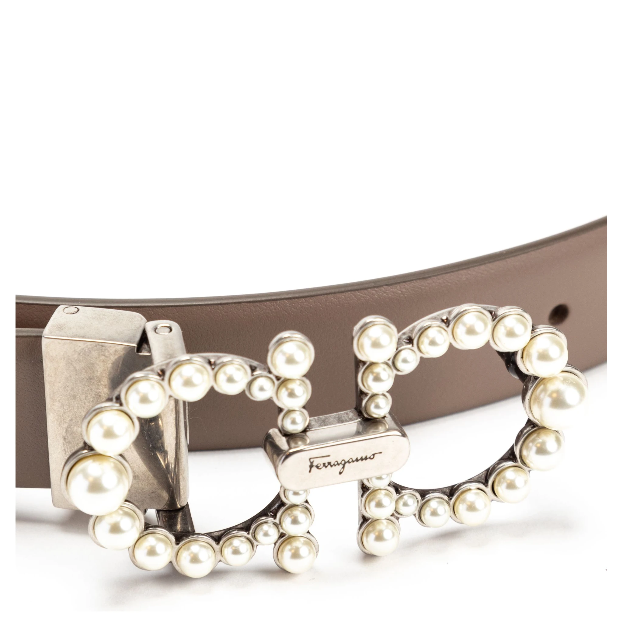 Salvatore Ferragamo Belts Grey