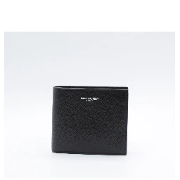 Leather Wallet In Black