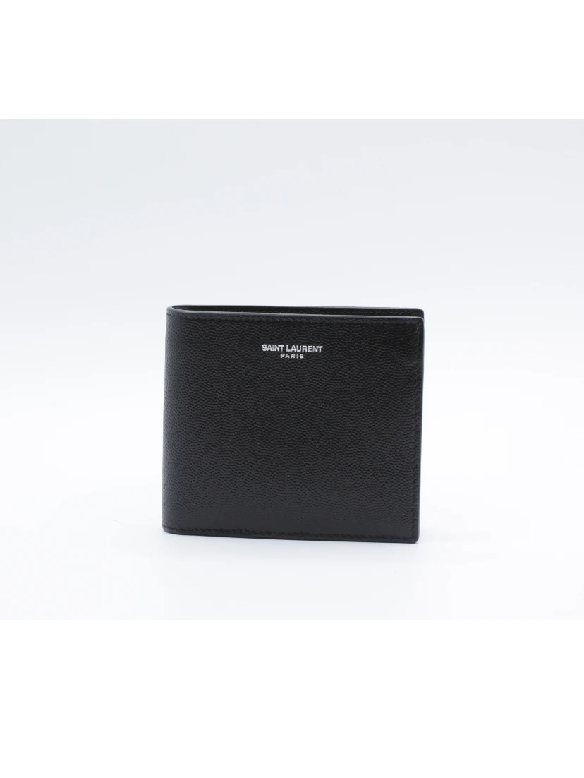 Leather Wallet In Black