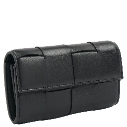 Cassette Intrecciato Leather Wallet
