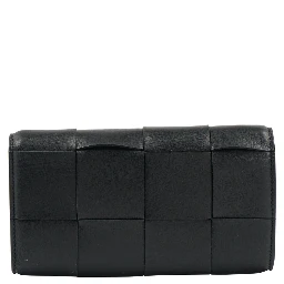 Cassette Intrecciato Leather Wallet