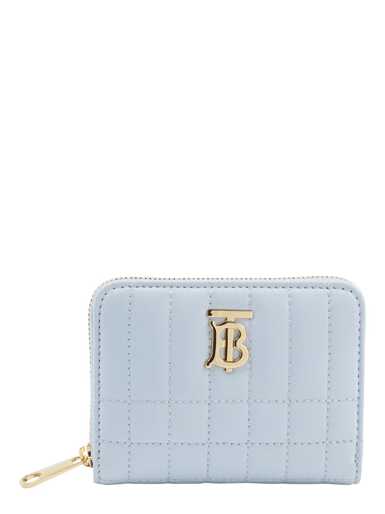 Pastel Light-blue Nappa Leather Lola Wallet