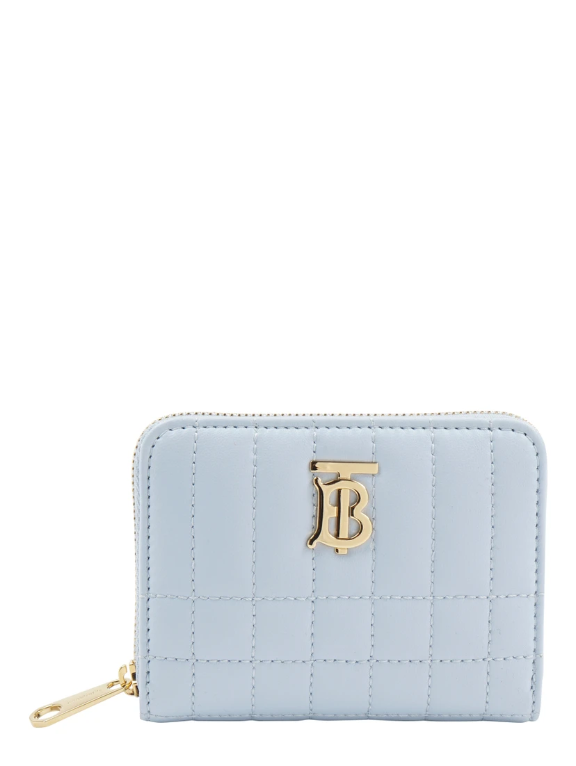 Pastel Light-blue Nappa Leather Lola Wallet