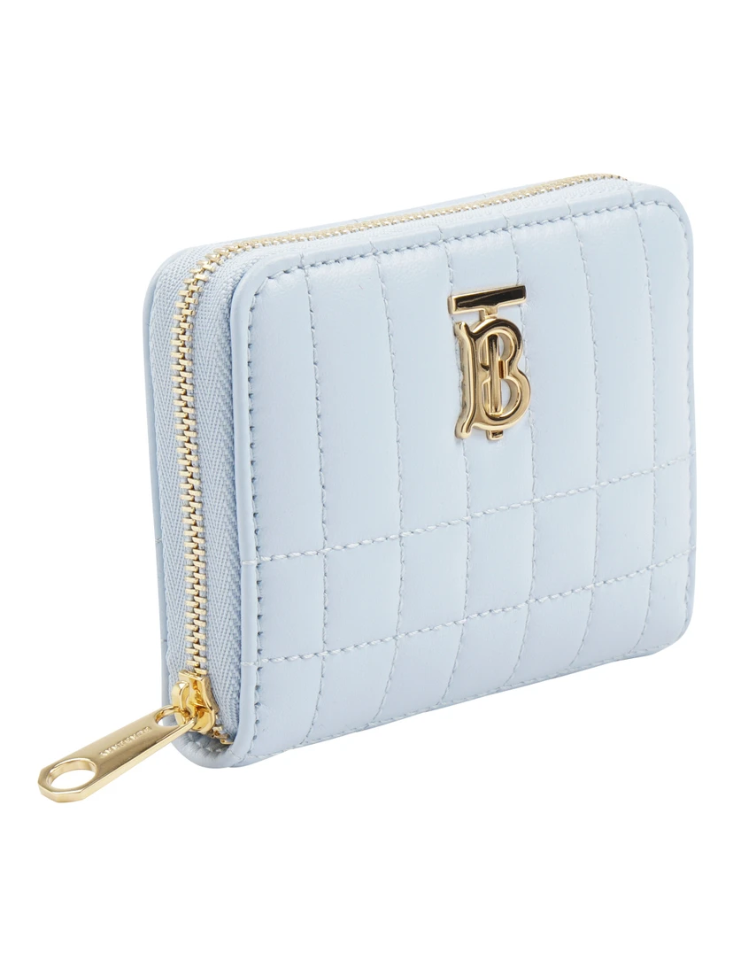 Pastel Light-blue Nappa Leather Lola Wallet