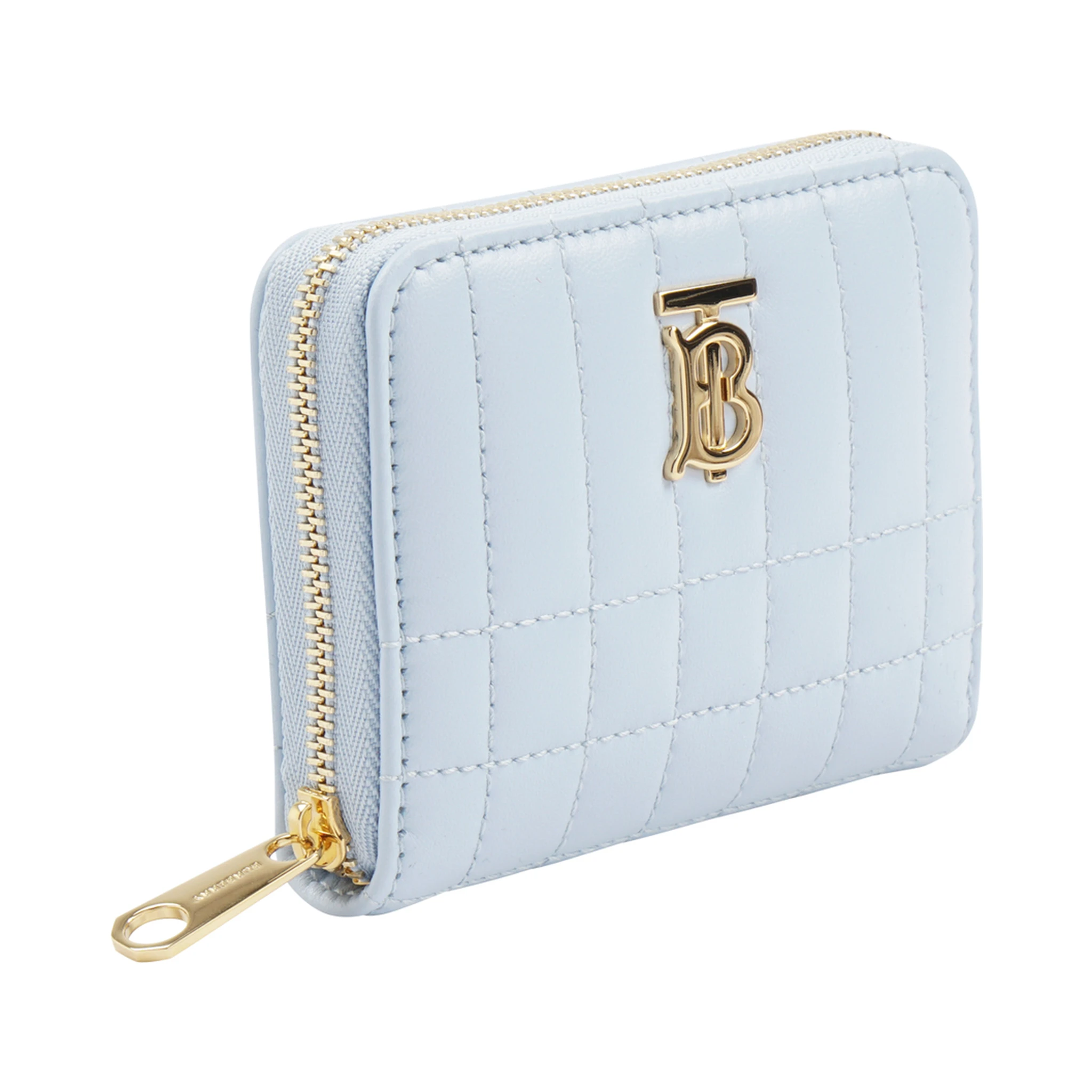 Pastel Light-blue Nappa Leather Lola Wallet