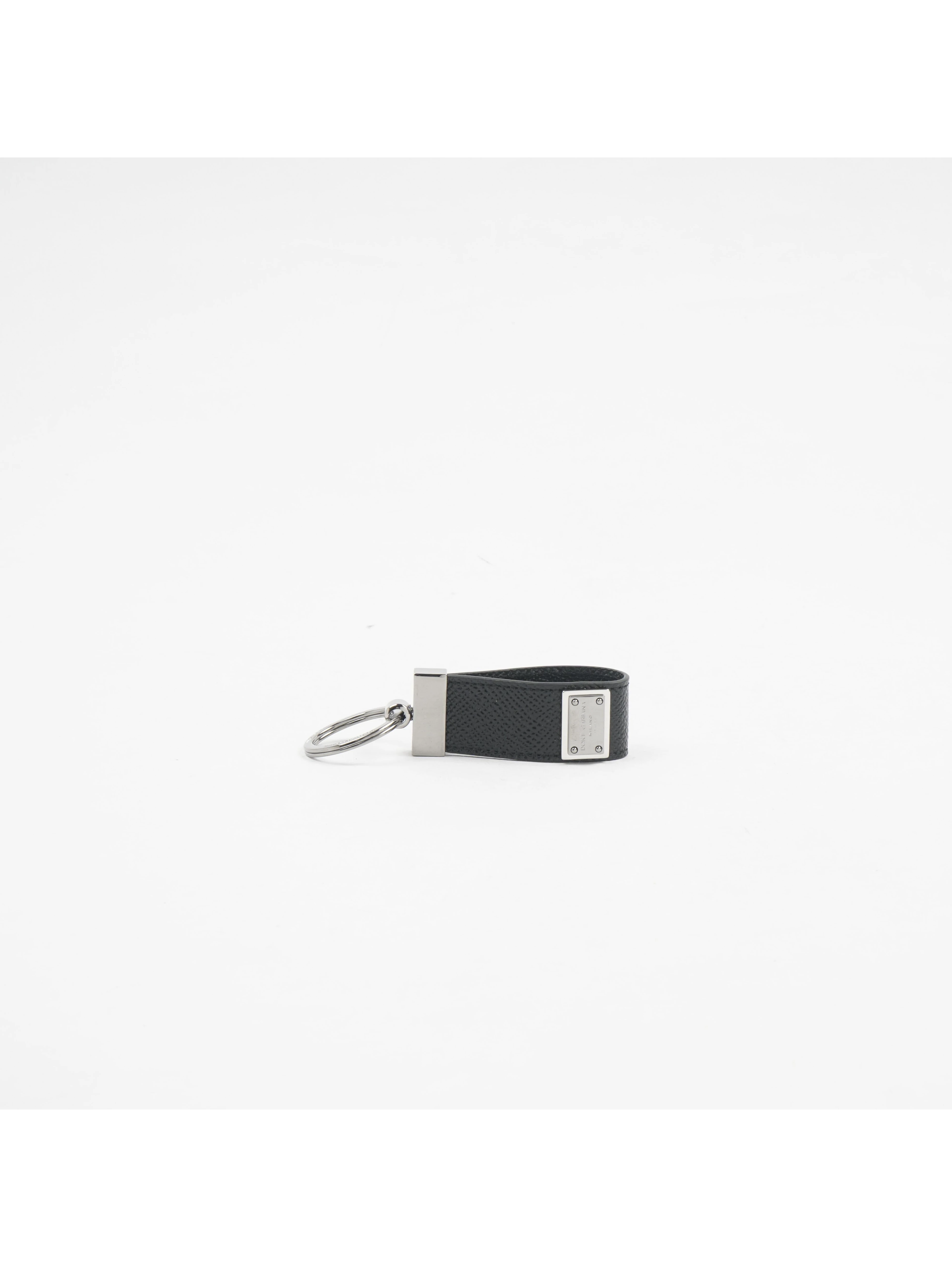 Logo Tag Calfskin Keyring
