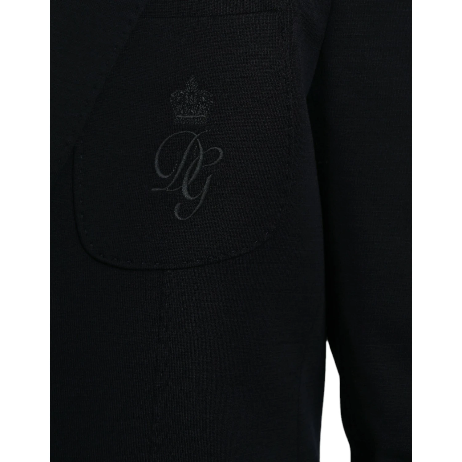 Black Wool Single Breasted Coat Blazer