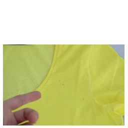 Yellow Round Neck Short Sleeve Shirt Top Blouse