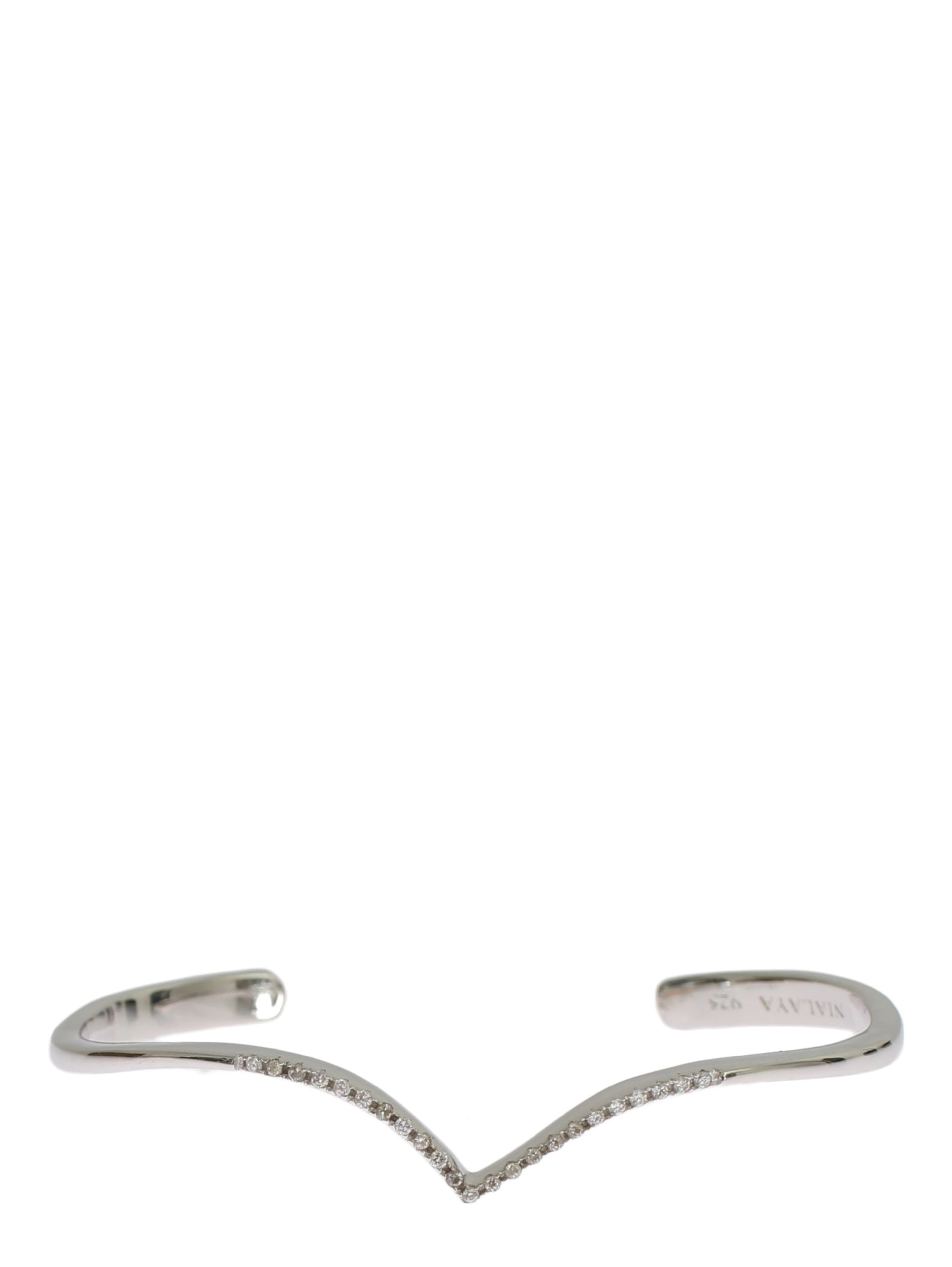 Skyfall CZ 925 Silver Bangle Bracelet