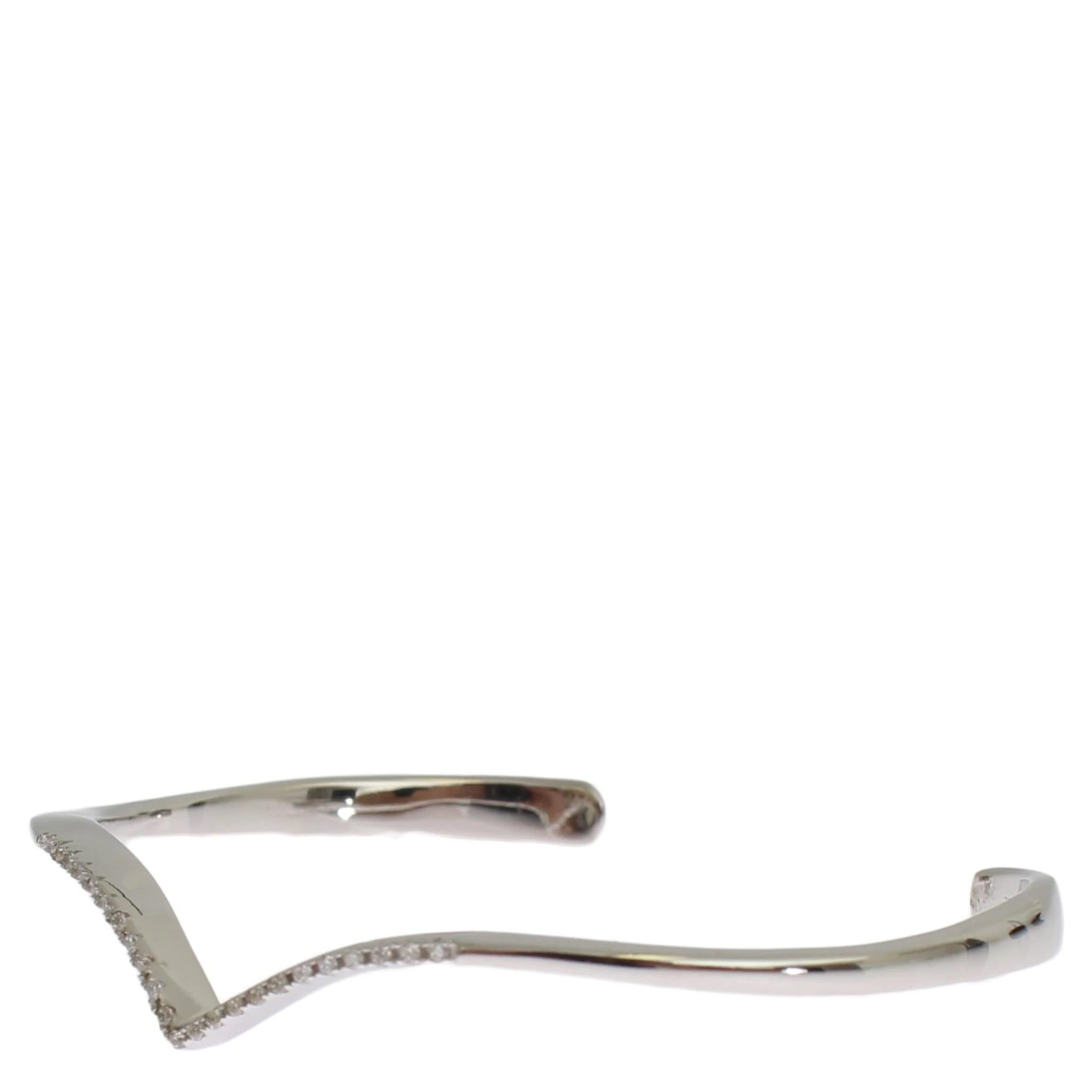 Skyfall CZ 925 Silver Bangle Bracelet