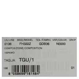 Black Wool White Floral Gold Leaf Hat