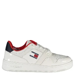 White Polyester Sneaker