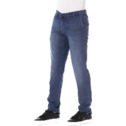 Blue Cotton Jeans Denim