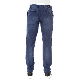 Blue Cotton Jeans Denim