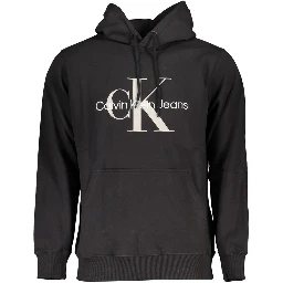 Black Cotton Sweatshirt
