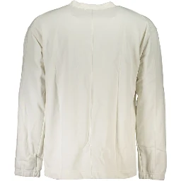 White Cotton Sweatshirt