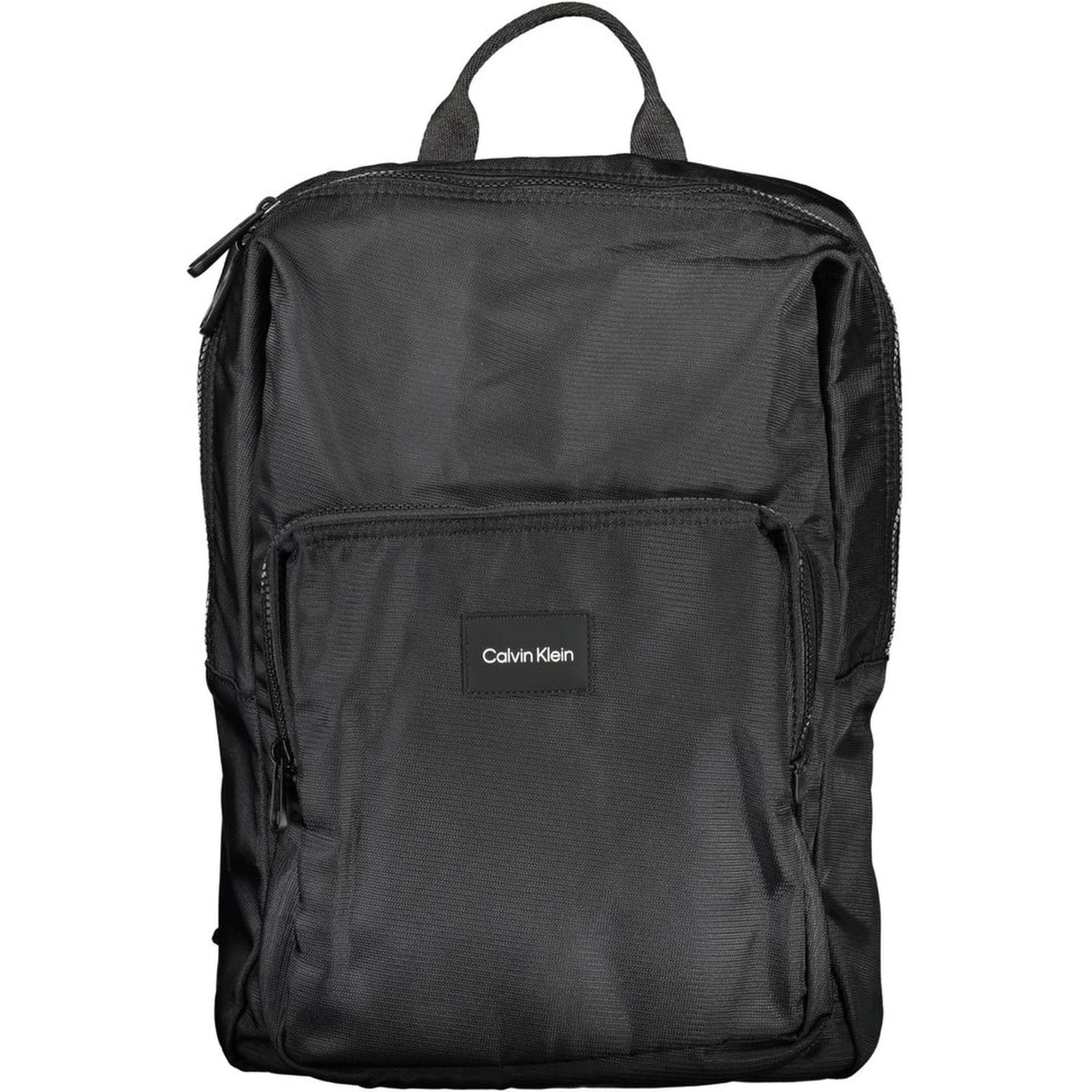 Black Polyester Backpack