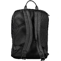 Black Polyester Backpack