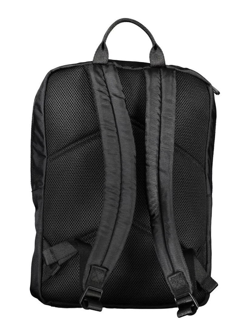 Black Polyester Backpack