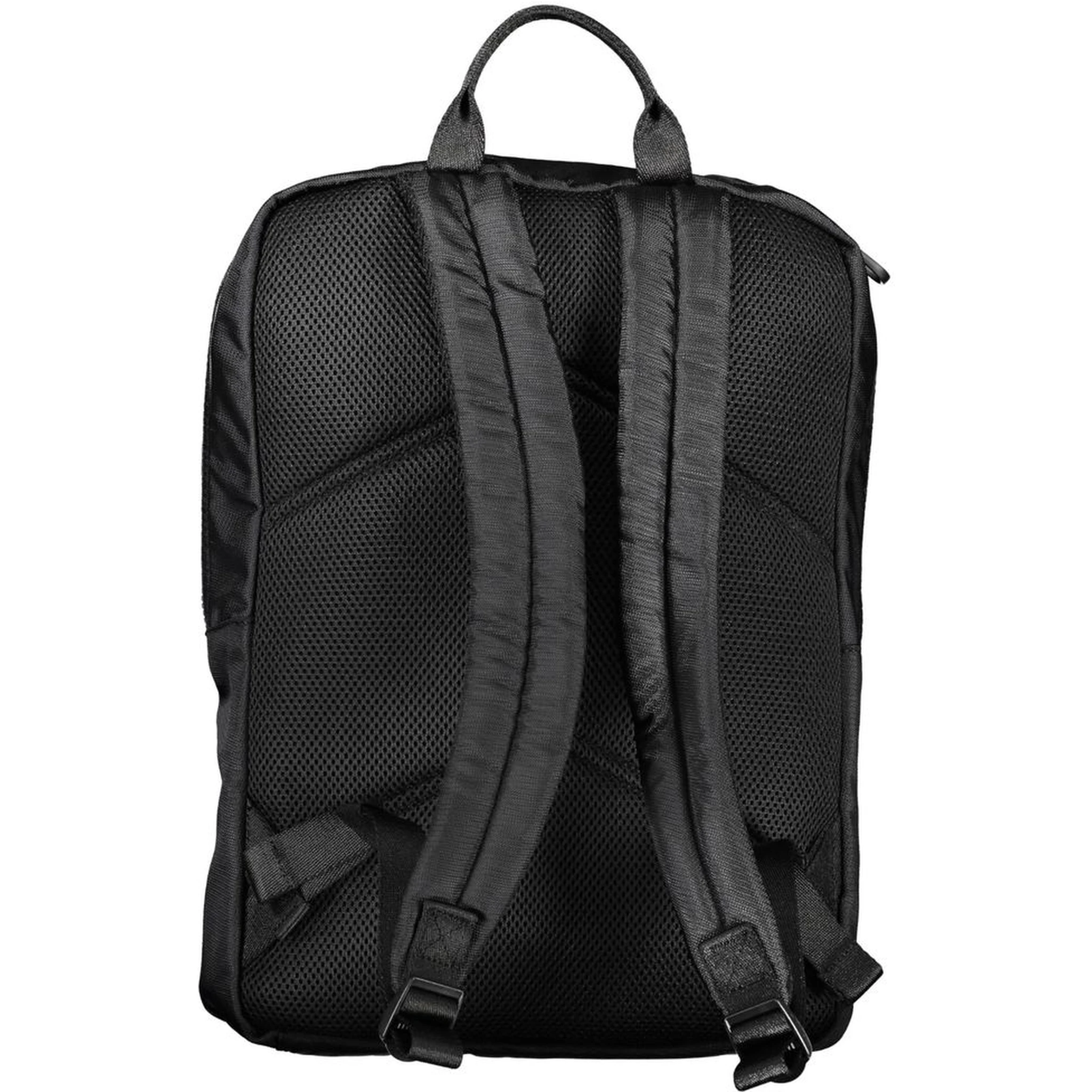 Black Polyester Backpack