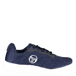 Blue Polyester Sneaker