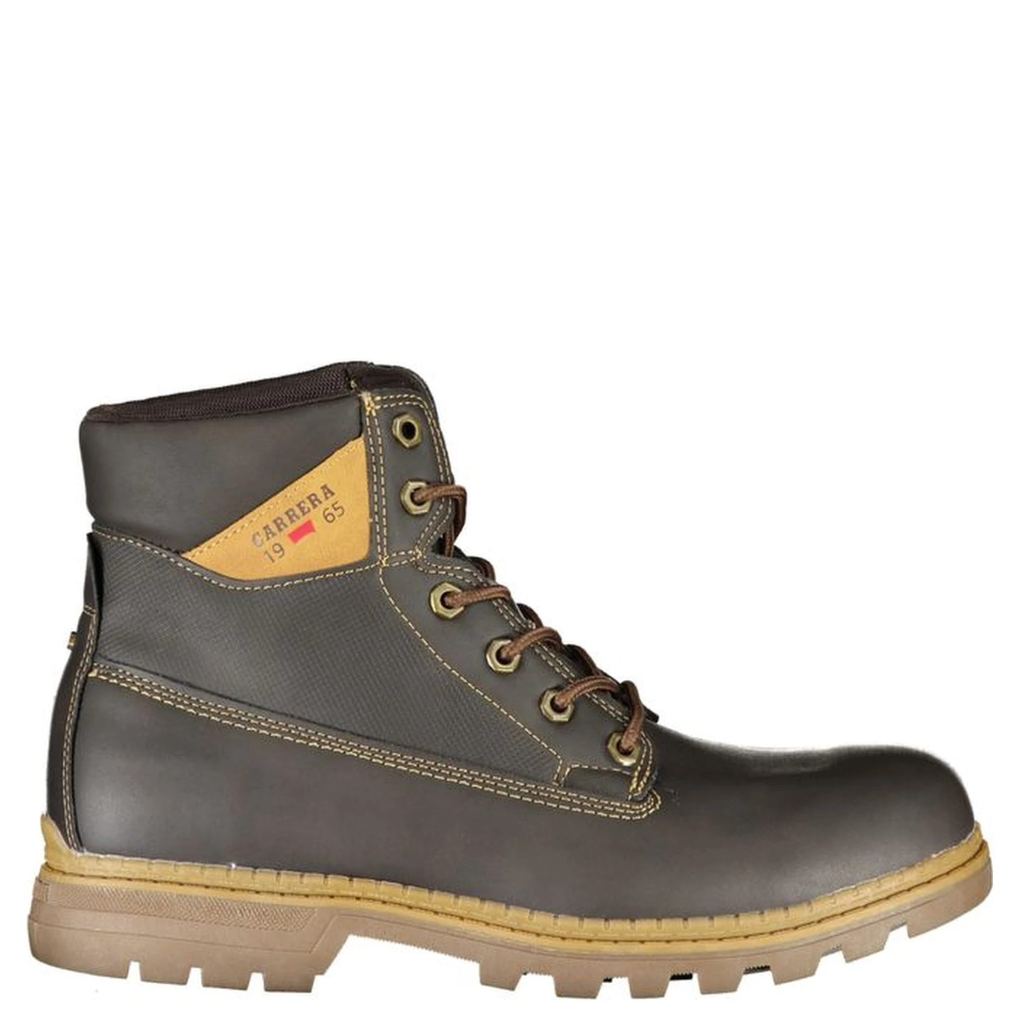 Brown Polyester Ankle