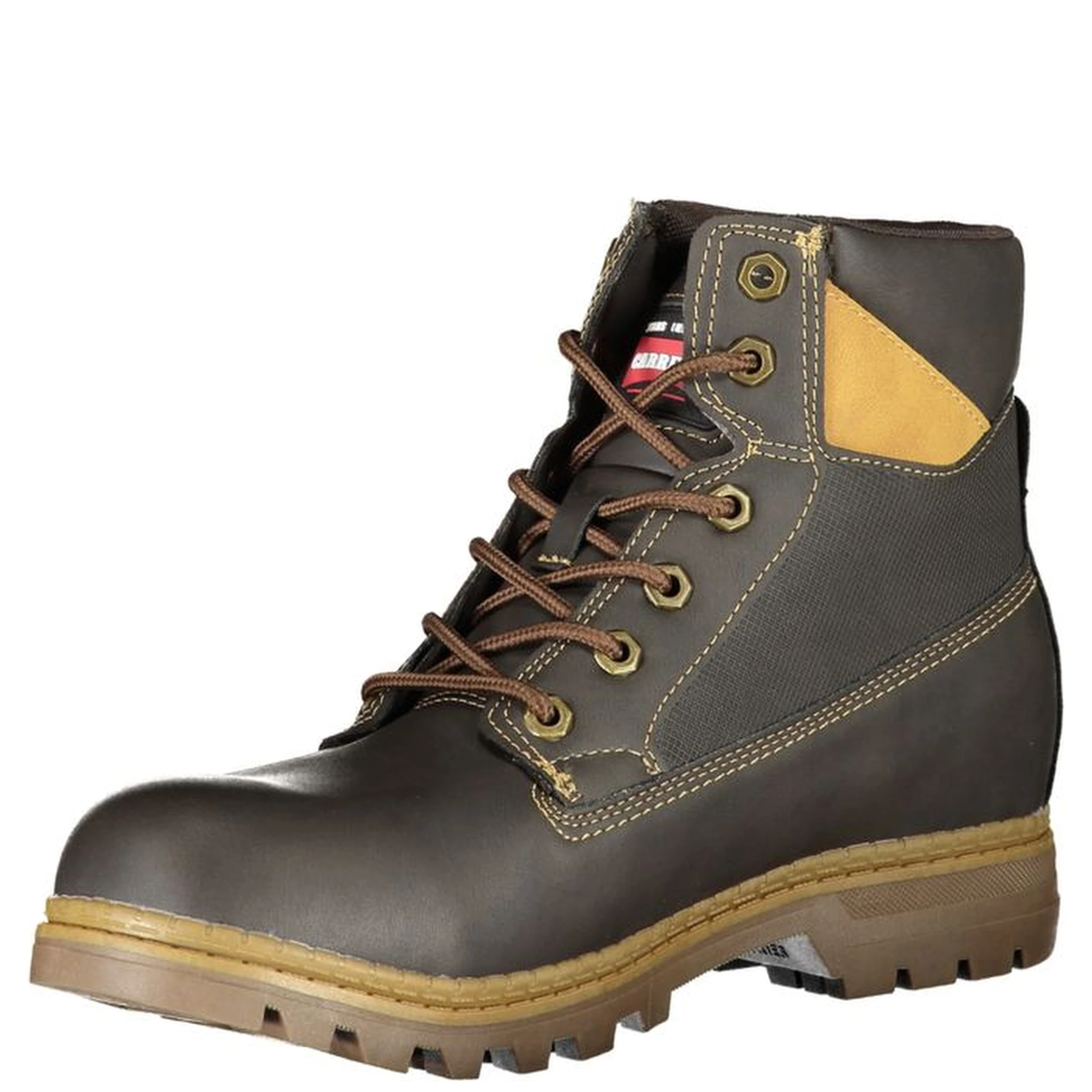 Brown Polyester Ankle