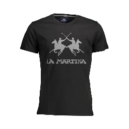 Black Cotton T-Shirt