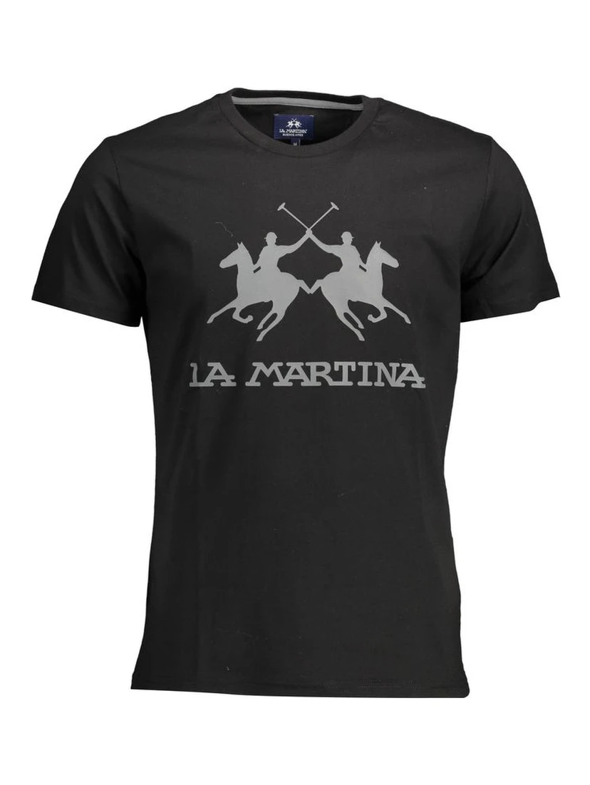 Black Cotton T-Shirt