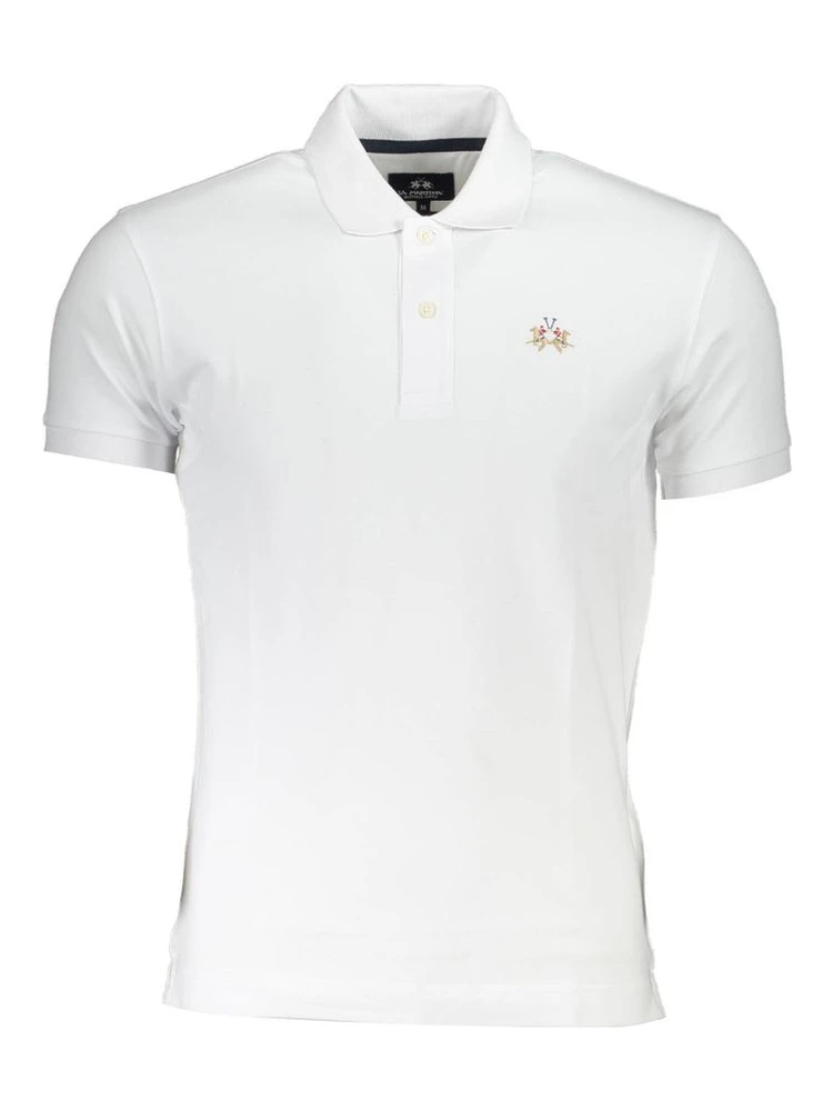 White Cotton Polo Shirt