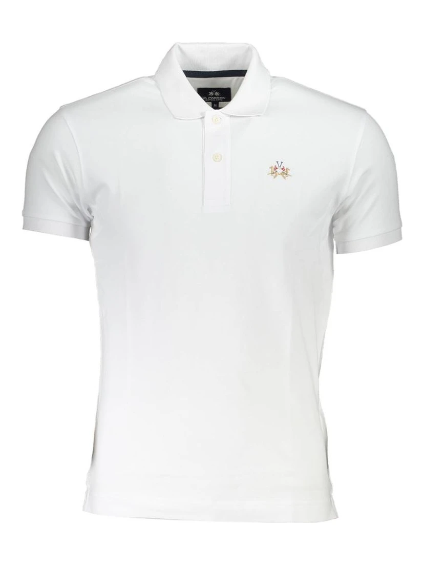 White Cotton Polo Shirt