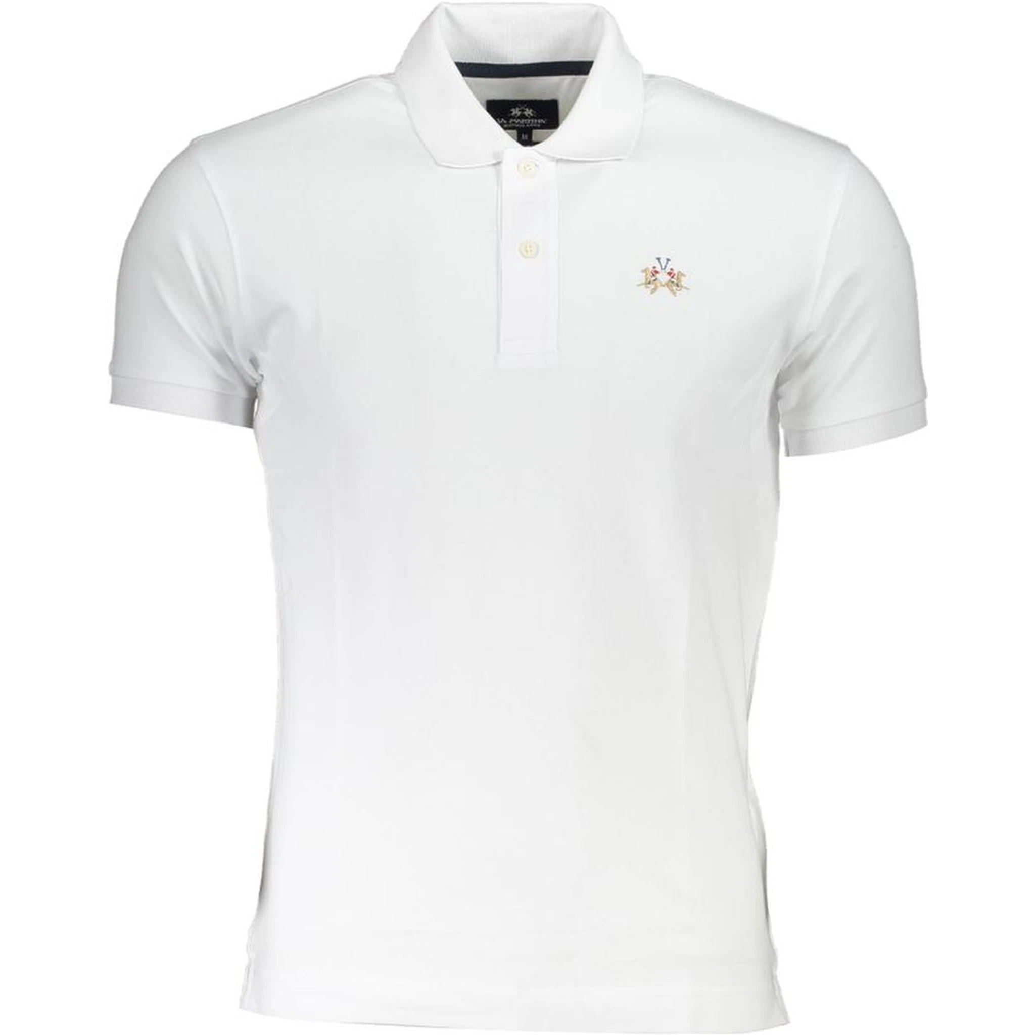 White Cotton Polo Shirt