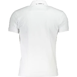 White Cotton Polo Shirt