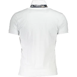 White Cotton Polo Shirt