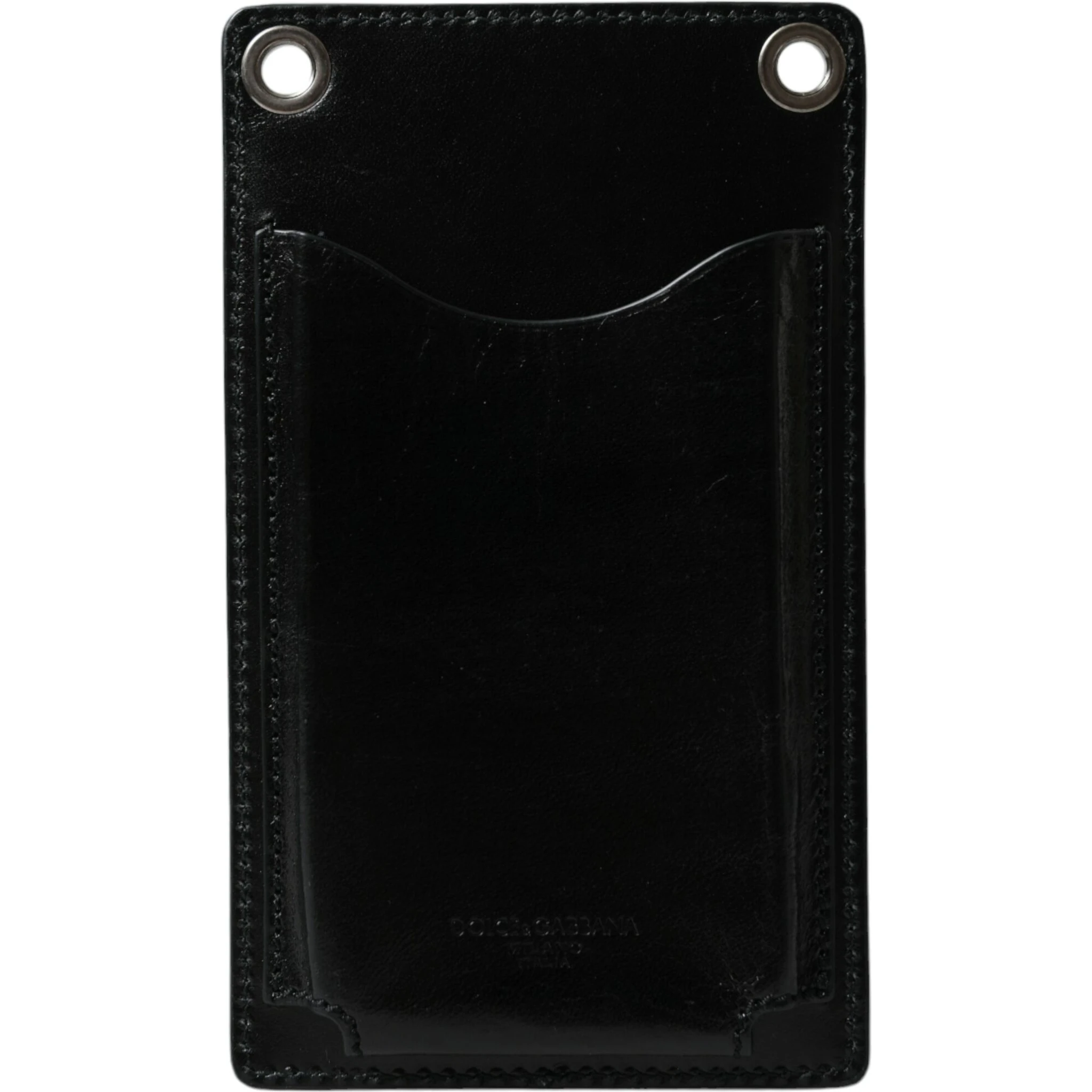 Wallet Black Horse Leather Zip Logo Cross Body Phone Slot
