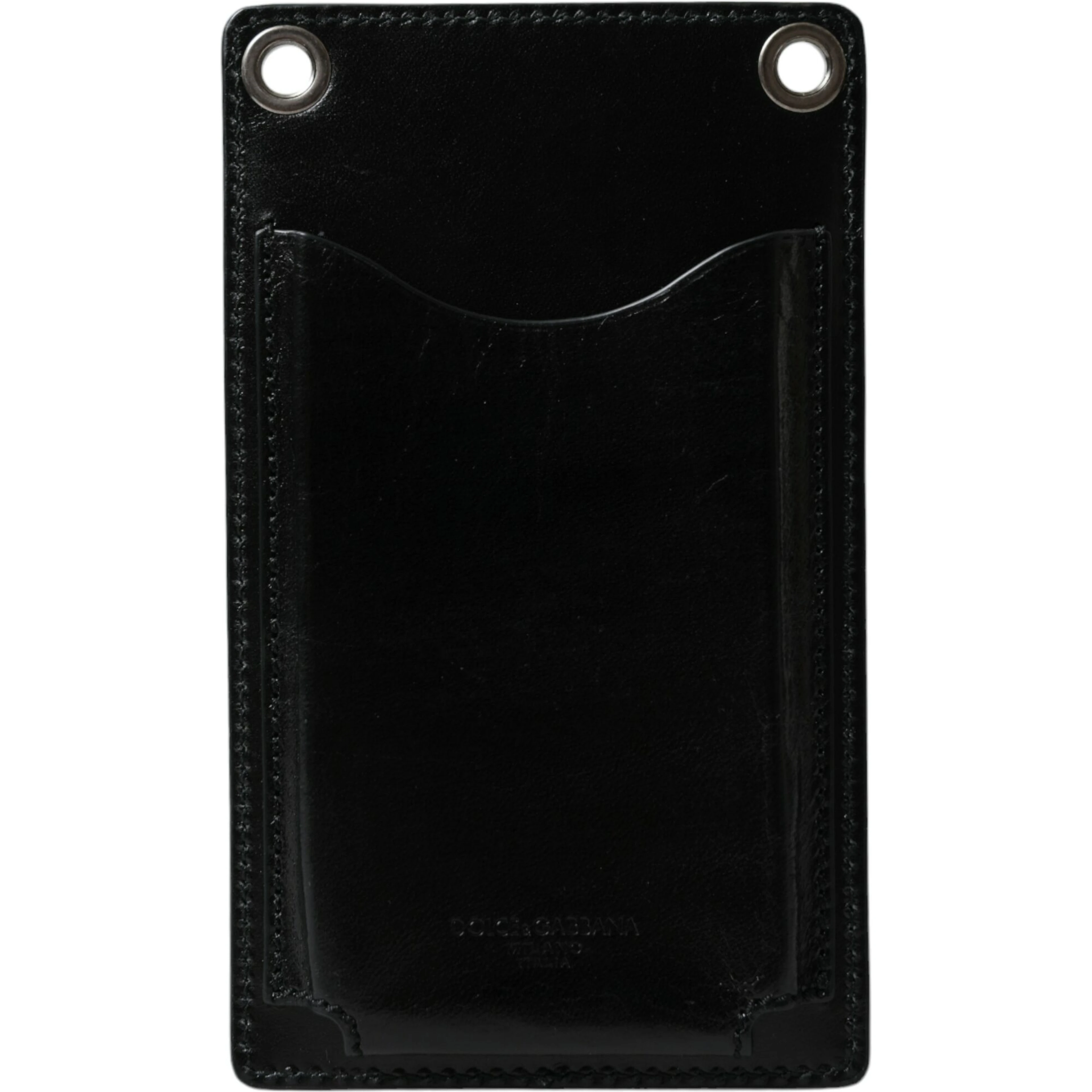 Wallet Black Horse Leather Zip Logo Cross Body Phone Slot