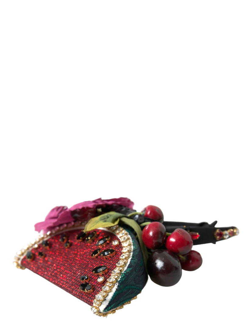 Red Watermelon Cherry Crystal Hairband Statement Diadem